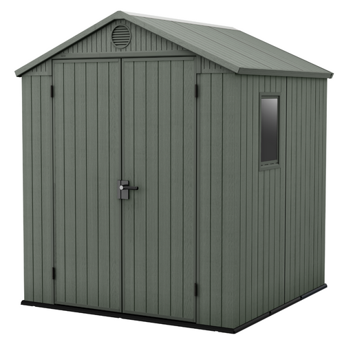 Darwin 6x6ft (1.9m x 1.8m) Garden Shed - Green